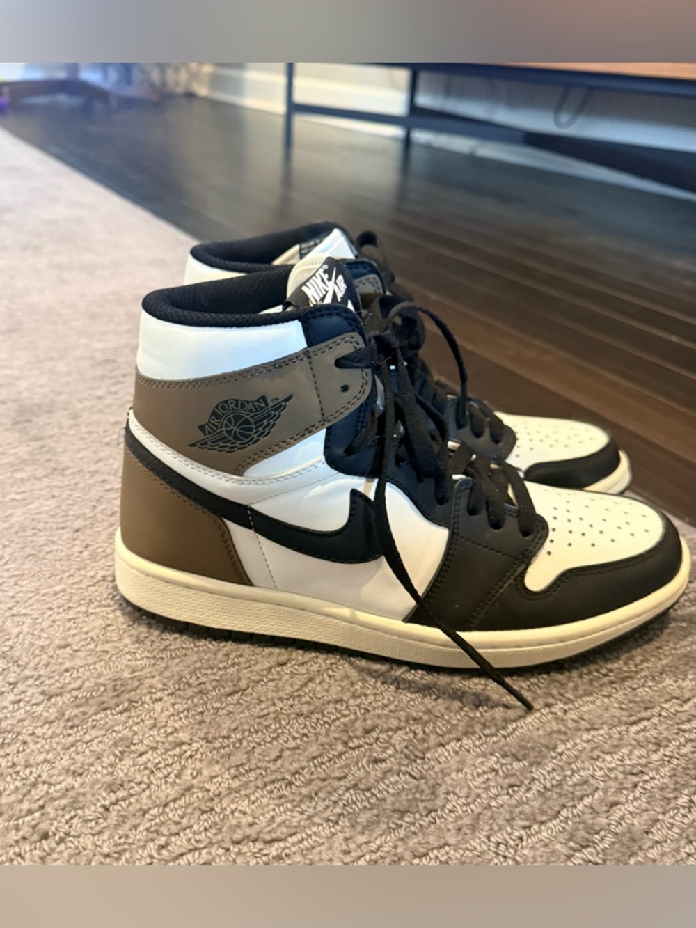 Nike Air Jordan 1 Retro OG- Black, Tan